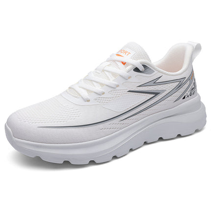 Large Size 45 Men's Shoes Youth Running Shoes Summer Mesh Breathable Gas Measurement Shock-Absorbing Lightweight Sports Shoes Drop Shipping