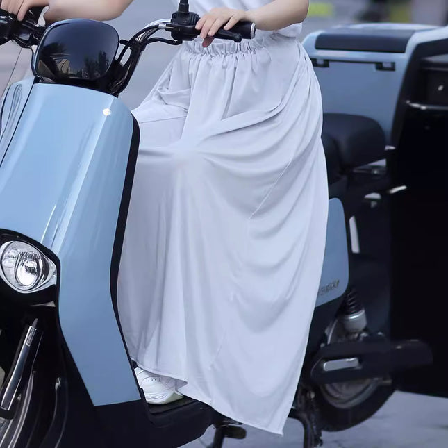 Cycling sun protection clothing leg protection anti-exposure skirt apron summer electric battery motorcycle sun protection skirt