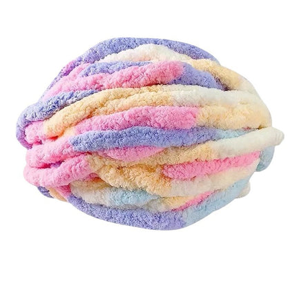 Super Thick Ice Strip Iceland Hand-woven Scarf Hat Blanket Mat Cat's Nest Wool Group Hand-woven DIY Material Bag