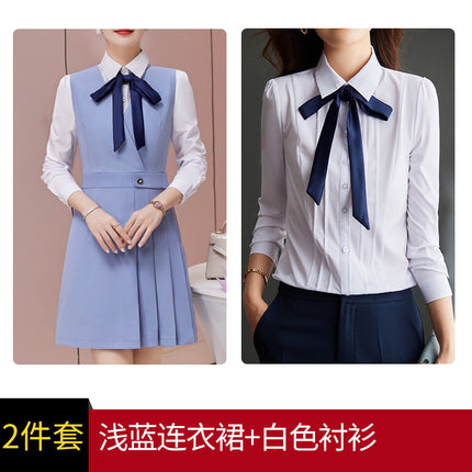 Kindergarten Teachers Garden Clothes Work Clothes Autumn and Winter New Kindergarten Teachers Vocational Middle School Students College Style suit Female dress