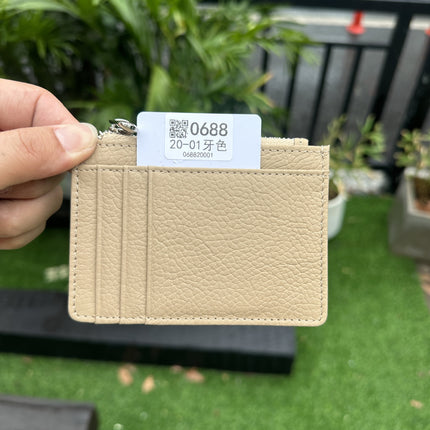 Double-sided Driver's License Multi-card Slot Genuine Leather Zipper Card Bag Top Layer Cowhide Men's Thickened Light Luxury Women's Small Coin Purse Case