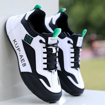 Men's Leather Waterproof Travel Shoes Versatile Trendy Spring Men's Sports Casual Shoes Running Trendy Shoes Cross-Border Dropshipping