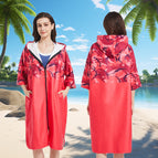 Free size 75*112 cm / Zipper pocket style-red camouflage