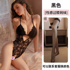 Black + fishnet stockings / S