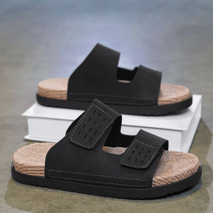 Designer 2025 Sandals for Men's Summer Outer Wear Deodorant Driver's Dual-Purpose Sandals and Slippers for Men's Genuine Leather Sports Beach Shoes