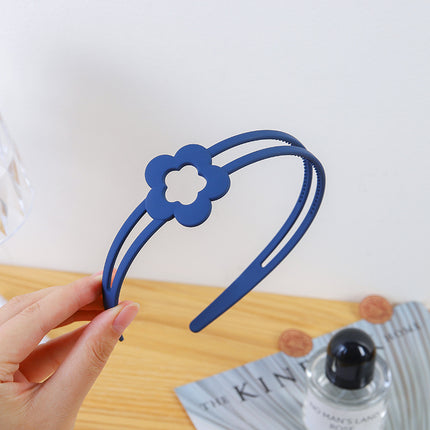 Girls' toothed non-slip matte headband summer simple broken hair artifact girls' headdress non-tightening student headband