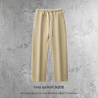 Straight pants-grey apricot / S