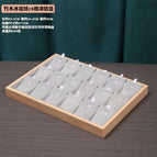 Bamboo Ice Flower velvet 18 grid pendant plate