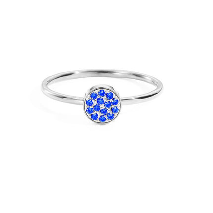 St.Delan Stainless Steel Full Diamond Ring Accessible Luxury Birthstone Ring Women's Titanium Steel Ring Cross-Border Jewelry Ring