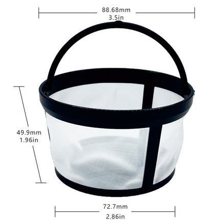 Coffee filter tea filter FDA filter 304 stainless steel mesh nylon coffee machine filter 4 cups 8 cups 12 cups