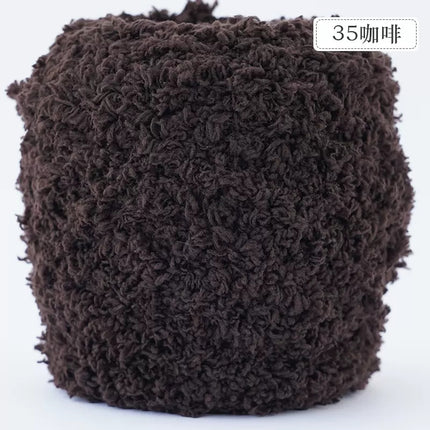 3 strands of coral fleece baby scarf coarse wool hand woven towel line baby sweater in stock wholesale