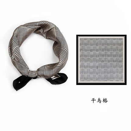 53*53cm Spring and Summer Sun Protection Neck Scarf Women's Easiest for Match Hangzhou Silk Small Square Scarf