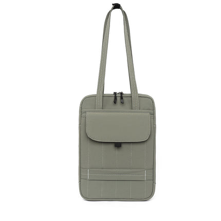 New Simple Vertical Tablet Bag Commuter Nylon iPad Handbag 15.6inch Satchel Laptop Bag
