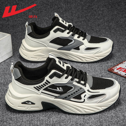 Men's Shoes, Sports Shoes, Men's 2025 New Summer Casual Shoes, Men's Breathable, Deodorant, Thick-Soled Dad Shoes for Men