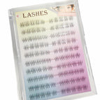 [glue style] ten rows of korean u-shaped female eyelashes