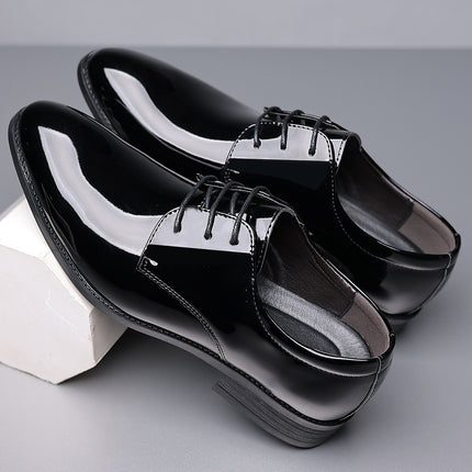Men's Shoes Business Dress Shoes Men's All-match Fashion British Trendy Groom Shoes Men's Casual Shoes