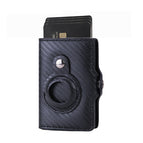 Carbon fiber with buckle (back with zipper pocket)
