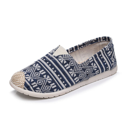 Spring and Summer New Women's Shoes Old Beijing Cloth Shoes Single-layer Shoes Middle-aged and Elderly Casual Internet Celebrated Canvas Shoes Non-slip Soft-soled Fisherman Shoes