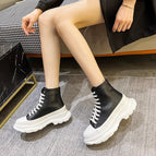High-top leather black [collect and purchase for free cleaning] / 34