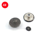 4#Stainless steel environmentally friendly buttons (default screws can be replaced with aluminum nails if you leave a message)