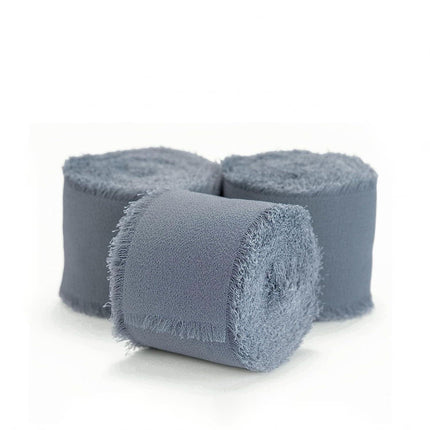 Ins Hand-Torn Raw Edge Ribbon Bouquet Satin Ribbon Ribbon Dried Rose Wedding Flowers Tied Chiffon Lace