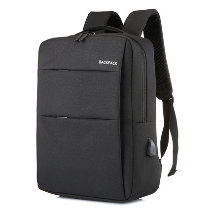 Cross-border computer bag 15-16 inch men's large-capacity travel usb computer backpack business printable logo shoulder bag