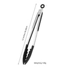 12inch❁Black silicone clip [opp bag]