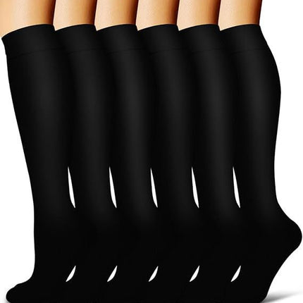 32 6 pairs of Amazon cross-border compression socks suit stockings sports running fitness compression socks calf socks