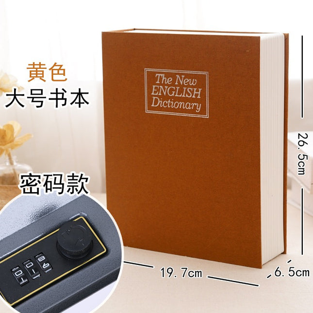 Book Safe Piggy Bank Large Password Box with Lock Banknote Piggy Bank Child Cute Creative Birthday Gift