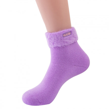 Women's Slippers Socks Winter Home Socks Brushed Plush Socks Warm Socks Warm Confinement Ski Socks Sailor Sleeping Socks