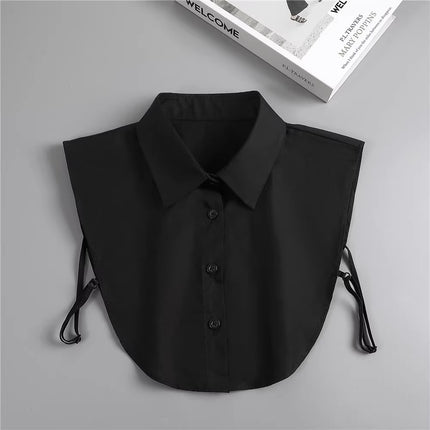Fake Collar Women's All-match Shirt Collar Decoration Autumn and Winter Pointed Collar Matching Work Clothes Sweater Spring Round Neck Decoration Collar