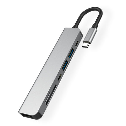 typec docking station hd4K mobile phone tablet computer switch game machine multi-function usb seven-in-one docking station
