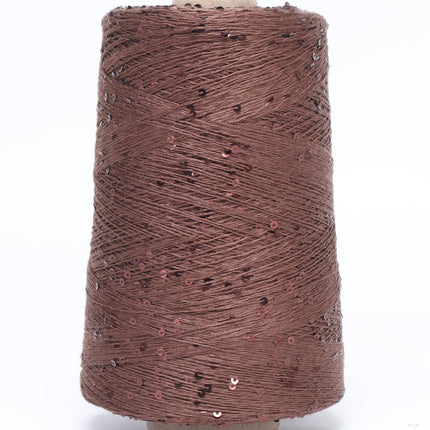 Silk Joy/Tencel Iridescent Sequin Hand-Knitted Yarn Ball Colorful Tencel Sequin Yarn Wholesale 500g