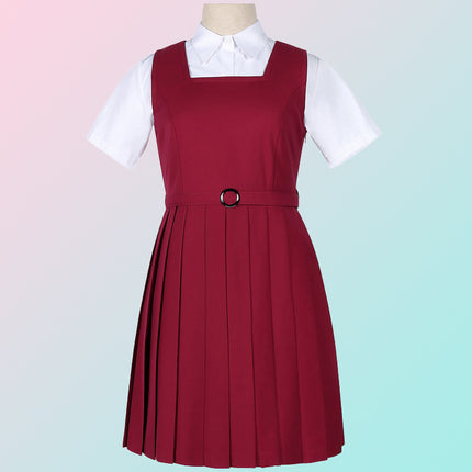 Jumpsuit Vest Dress Cos Chainsaw Man War Devil School Uniform Anime Cosplay Costume Female High School Jk Uniform Skirt