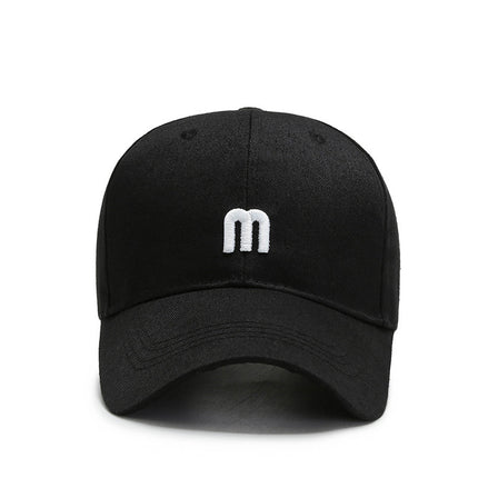 Hat Women's Korean-style Casual Embroidered Small m Cap Men's Spring and Summer Outdoor Sunshade Fashion Tide Brand Baseball Cap