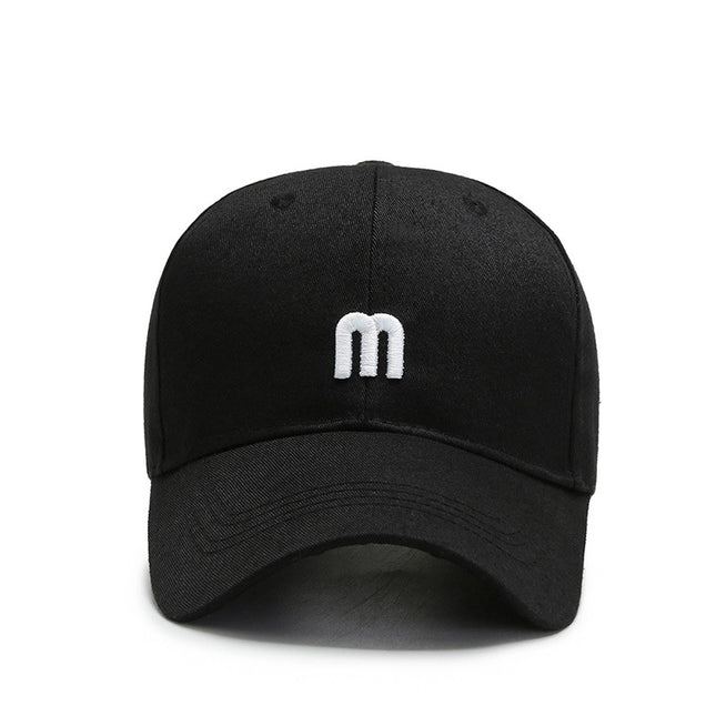 Hat Women's Korean-style Casual Embroidered Small m Cap Men's Spring and Summer Outdoor Sunshade Fashion Tide Brand Baseball Cap