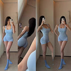 Baby blue (shorts) / S