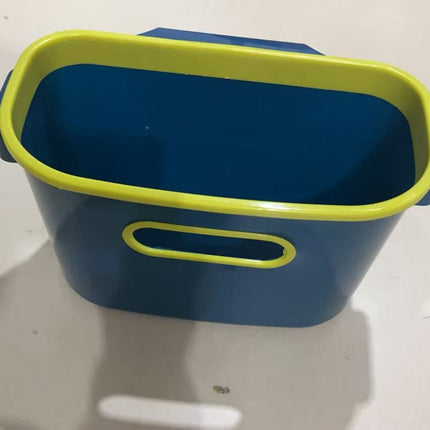 Kitchen Wall Hanging Trash Can small size Household Cabinet Door Hanging Trash Can Toilet Plastic Waste Paper Basket Wholesale