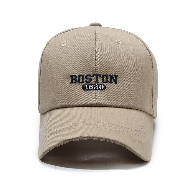 2024 New Korean Dongdaemun Deep Soft Top Baseball Cap Women's Face Small Cap Men's Wine Red Khaki Hat