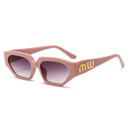 American New Style Sunglasses European and American Ins Internet Popular Punk Hip Hop Sunglasses Round Face Men and Women Retro Fashionable Sunglasses