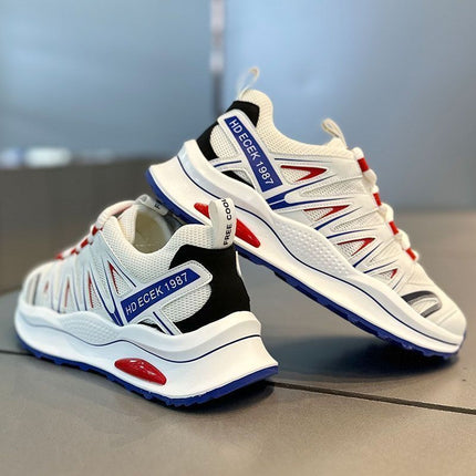 Men's Shoes Autumn Breathable Thin Mesh Shoes All-match Fashionable Casual sneaker Deodorant Running Dad Shoes Fashionable Shoes