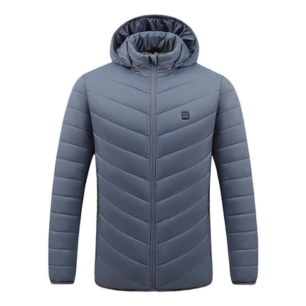 Cross-border heating clothing smart USB charging heating constant temperature warm coat manufacturers in stock heating cotton-padded jacket