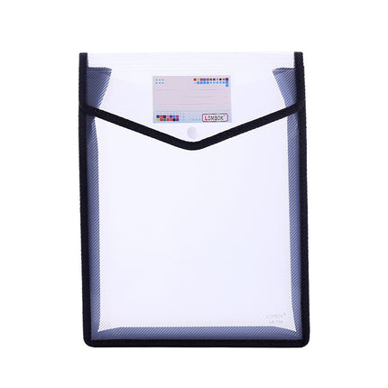A4 File Bag Snap-Type Inch Student Stationery Office File Document Classification