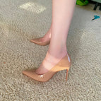 Nude shoes [ 5cm ] not tiring or abrasive to feet / 33 in stock, ships today!