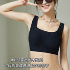 U-neck elegant black / One size fits all