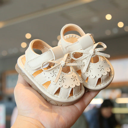 Baby Girl's Toe Sandals Summer Calling Shoes Cute Soft Sole Non-Slip Baby Shoes Princess Shoes Children's Toddler Shoes