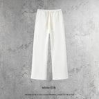 Straight pants-white / S
