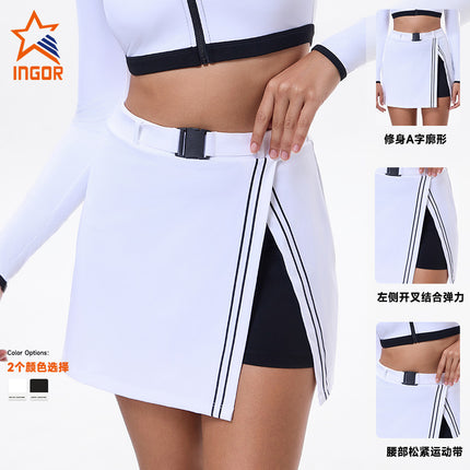 Summer Running Women's Sports suit Casual Golf Yoga Tennis Skirt with Chest Pad Breathable Base Sports Skirt