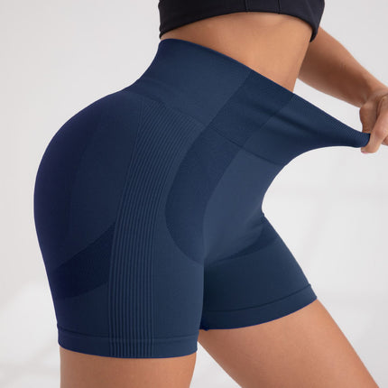 Mu Yao European and American Seamless Yoga Shorts for Women, Peach Butt Tight-Fitting Butt-Lifting Sports Shorts, Running Quick-Drying Fitness Pants