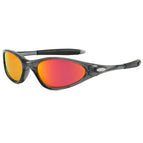 Transparent gray frame revo red